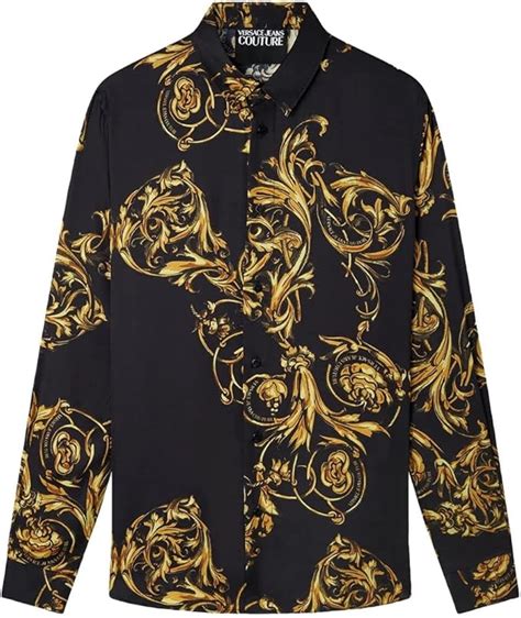 camicie maniche corte versace|Camicie da uomo di Versace Jeans Couture .